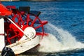 Riverboat Paddle Wheels Royalty Free Stock Photo