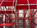 Riverboat paddlewheel on Mississippi River in New Orleans, Louisiana, United States Royalty Free Stock Photo