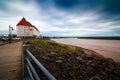 The rivercoast in the of Moncton city Royalty Free Stock Photo