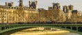 Riverfront buildings, paris, france