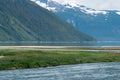 Scenic Riverfront View in Haines, Alaska Landscape Royalty Free Stock Photo