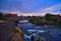 Riverfront Park in Spokane WA Washington water power hydroelectric facility Royalty Free Stock Photo