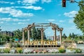 Riverfront Park on the sunny day,Spokane,Washington,usa Royalty Free Stock Photo