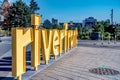 Riverfront Park on the sunny day,Spokane,Washington,usa Royalty Free Stock Photo