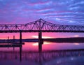 Riverfront Sunrise #2 Royalty Free Stock Photo