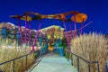 RiverPlace Bridge in Greenville, South Carolina, USA