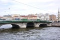 Rivers and canals in Saint Petersburg Royalty Free Stock Photo