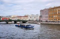 Rivers and canals in Saint Petersburg Royalty Free Stock Photo