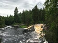 Rivers and lakes of Karelia Royalty Free Stock Photo