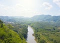 Rivers, watersheds that occur naturally in the environment Royalty Free Stock Photo