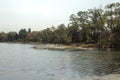 Riverside in Angkor Wat, Siem Riep, Cambodia. Royalty Free Stock Photo