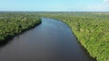 Riverside of Barreirinhas city at northeast brazilian paradise.