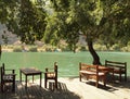 Riverside cafe, Dalyan, Turkey