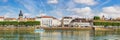 Riverside Chalon-sur-Saone, France Royalty Free Stock Photo