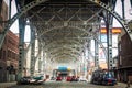 Riverside Drive Viaduct in West Harlem, New York City, USA