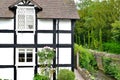 riverside English cottage Royalty Free Stock Photo