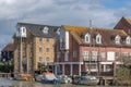 Riverside Homes along Faversham Creek Kent Royalty Free Stock Photo