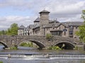 Riverside hotel and stramongate bridge, cumbria, england