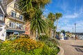 Riverside promenade in Dartmouth. England