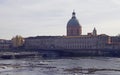 The riverside of river Garonne in city Toulouse