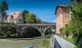 Riverside houses in Murau