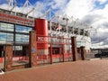 Riverside stadium and gates Royalty Free Stock Photo