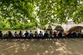 Riverside in the summer - London