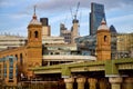 View of Cannon Street Station of London, England