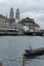 Riverside view, Old City, Zurich, Switzerland