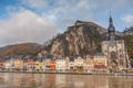 Riverside View of the Town of Dinant, Walloon, Belgium