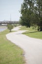 Oklahoma river walking path
