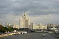 Riverview, a high-rise on the waterfront in Moscow, filmed from