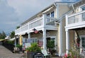 Riverwalk at the Cape Fear river, Wilmington, North Carolina Royalty Free Stock Photo