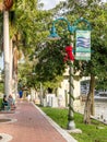 Riverwalk in downtown Fort Lauderdale, Florida Royalty Free Stock Photo