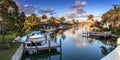 Riverway that leads to the ocean on Marco Island