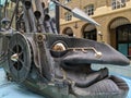 A rivet bronze 60-foot sculpture by artist David Kempin London, UK