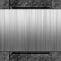 Riveted Metal Layout Royalty Free Stock Photo