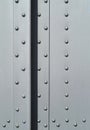Rivets in a steel girder Royalty Free Stock Photo