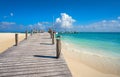 Riviera Maya Maroma Caribbean beach Mexico Royalty Free Stock Photo