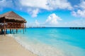 Riviera Maya Maroma Caribbean beach Mexico Royalty Free Stock Photo