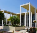 Riviera United Methodist Church, Redondo Beach, by modernist architect Richard Neutra in modern International or Constructivist st