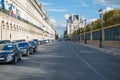 Rivoli street and Louvre in Paris, France