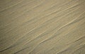 Rivulets in sand at Shaws Cove Beach. in Laguna Beach, California. Royalty Free Stock Photo