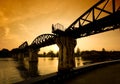 Riwer Kwai Bridge Royalty Free Stock Photo