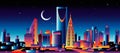 Riyadh night skyline