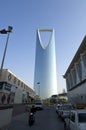 RIYADH - October 21: Al Mamlaka Tower and Surroundings on October 21, 2007 in Riyadh, Saudi Arabia. Royalty Free Stock Photo