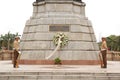 Rizal Park also known as Luneta National Park guard in Manila, Philippines Royalty Free Stock Photo