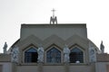 Church facade at Antipolo Cathedral in Rizal, Philippines