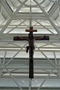 Parish of the Immaculate Heart of Mary church interior in Antipolo City, Philippines