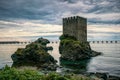 Girls Castle on the Black Sea coast Royalty Free Stock Photo